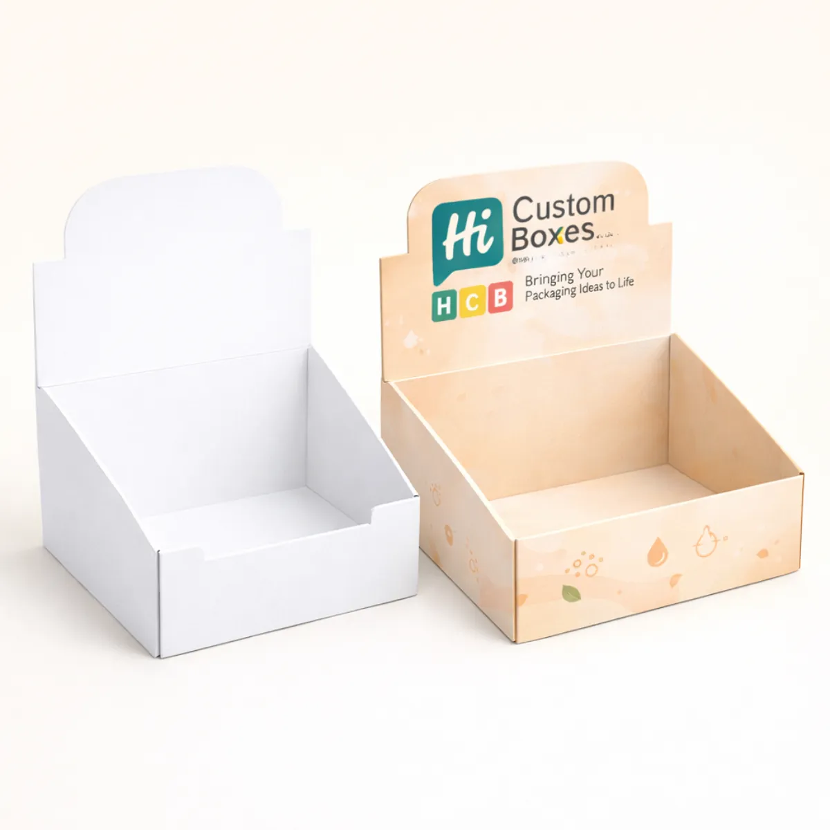 An open collagen sachet display box showing multiple individual sachets neatly arranged for retail presentation- class=